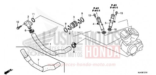 WATER PIPE VT750CSD de 2013